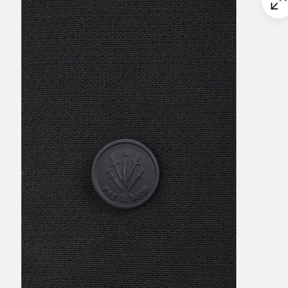 Rag & Bone - Dant Leather Trimmed Vest Waistcoat Jacket in Black - size S - Picture 8 of 13